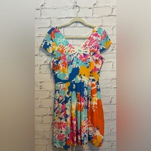 JB by Julie Brown Women’s Summer Silk Midi Dress Size 6